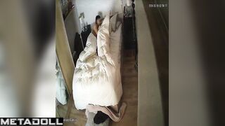 Sexy skinny blonde wants to get orgasm from her boy