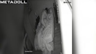 Her sexy body turns him on a lot / bedroom hidden tape