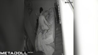 Her sexy body turns him on a lot / bedroom hidden tape