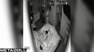 Bedroom video - they decided to do it quickly (naked couple)