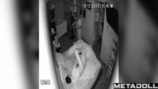 Bedroom video - they decided to do it quickly (naked couple)