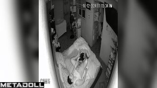 Bedroom video - they decided to do it quickly (naked couple)