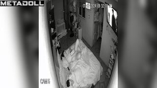 She is so lustful that she masturbates next to her sleeping partner