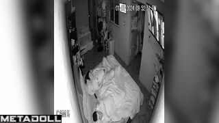She is so lustful that she masturbates next to her sleeping partner