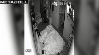 She is so lustful that she masturbates next to her sleeping partner