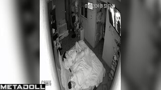 She is so lustful that she masturbates next to her sleeping partner