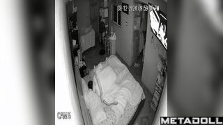Young people enjoying each other after work, home video