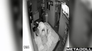 Young people enjoying each other after work, home video