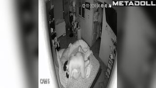 She climbed her hairy pussy on him and started to wriggle