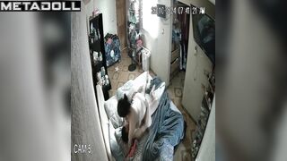 Naked chubby brunette enjoying cowgirl position right now