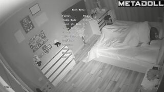 Couple enjoying each other in 69 position, night video