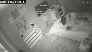 Couple enjoying each other in 69 position, night video