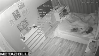 Couple enjoying each other in 69 position, night video