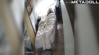 Solo bedroom video - young lady versus her playful fingers
