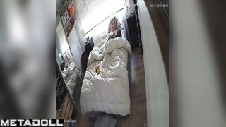 Young girl masturbating on intimate video her bestie