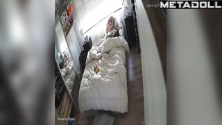 Young girl masturbating on intimate video her bestie