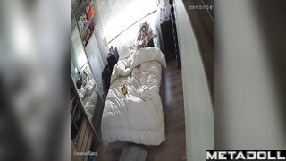 Young girl masturbating on intimate video her bestie