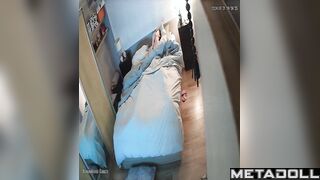 Lonely lady playing with her fingers and vagina in bed