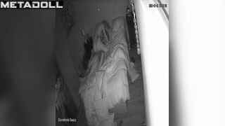 Sexy couple enjoying their first night, watch it now