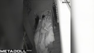 Sexy couple enjoying their first night, watch it now