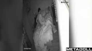 Sexy couple enjoying their first night, watch it now
