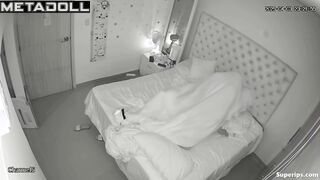 An aroused wife woke up her husband by playing with his erect cock