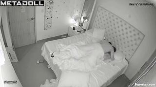 An aroused wife woke up her husband by playing with his erect cock