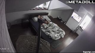 The big-breasted beauty attacked her new lover's big throbbing cock