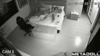 Romantic evening is going great (hidden home camera)