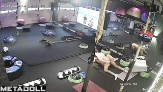 Gym camera recorded sex between two horny visitors