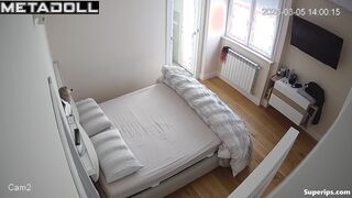 Horny milf masturbating without undressing on porn