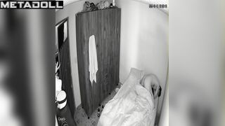 Bedroom hidden scenes - horny couple fucking with a great pleasure