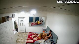Chubby wife jumping on her husband's cock, she will cum soon