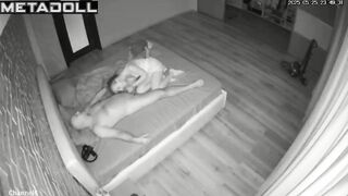 Mature girlfriend serving his balls and cock with a pleasure
