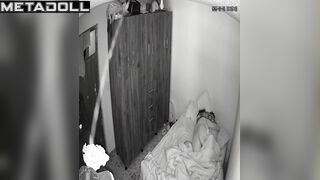 Brunette and brunet playing adult game in bed (right now)