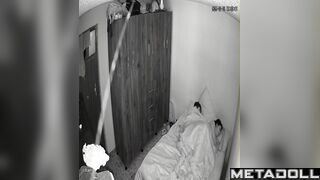 Brunette and brunet playing adult game in bed (right now)