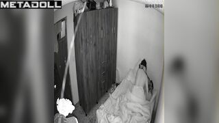 Brunette and brunet playing adult game in bed (right now)