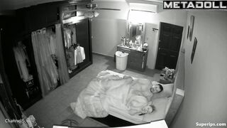 Adult people relaxing after work (they are naked in bed)