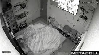 Chubby wife licked her husband's cock and cum bouncing on it