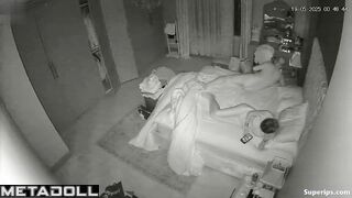 A young hottie drove her bald bearded husband to a frenzy of excitement