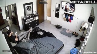 A horny Latina prepared her husband for two fuck sessions