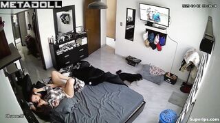 A horny Latina prepared her husband for two fuck sessions