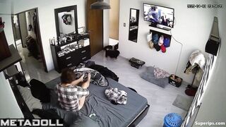 A horny Latina prepared her husband for two fuck sessions