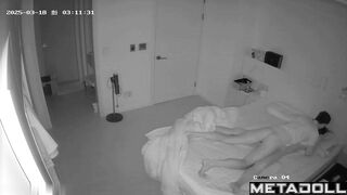 Wake up husband plays with his sleepy wife's hairy cunt