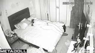 Chubby Latina fondles herself after fucking her husband