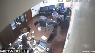 Excited boss put his seductive skinny secretary in doggystyle position