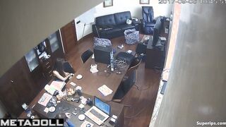 Excited boss put his seductive skinny secretary in doggystyle position