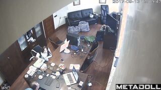 Private video from the office: The boss fucked his secretary hard