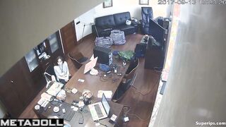 Private video from the office: The boss fucked his secretary hard