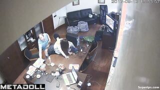Private video from the office: The boss fucked his secretary hard